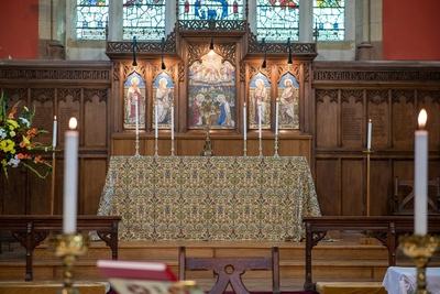Altar Table at Saint Peter's Church, Pwllheli