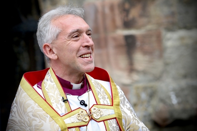 Archbishop smiling